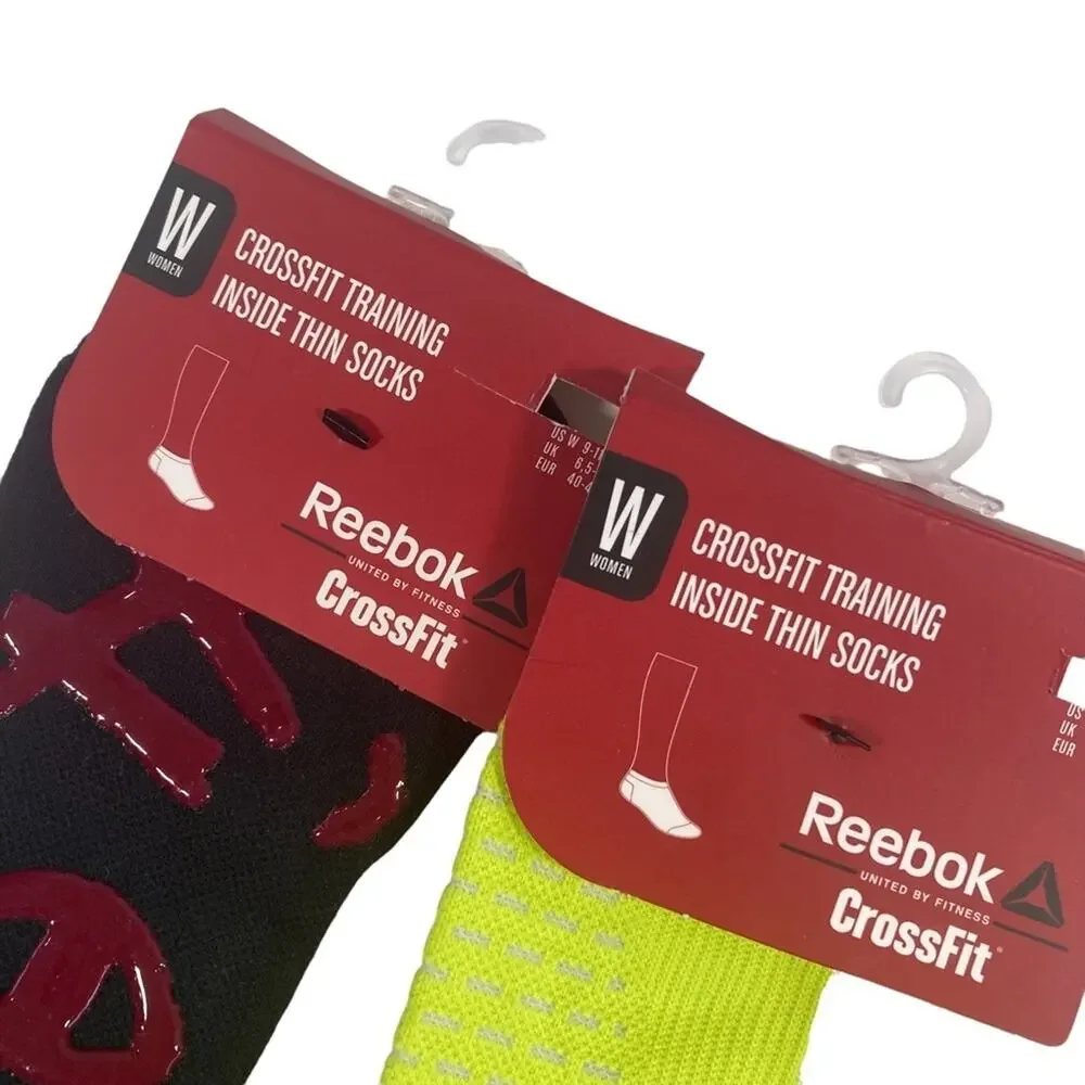 Reebok Women's Crossfit‎ Training Inside Thin Socks Set of 2